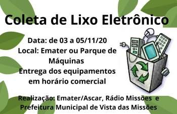 COLETA DE LIXO ELETRÔNICO