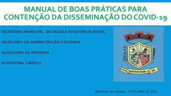 MANUAL DE BOAS PRATICAS PARA CONTENÇÃO DA DISSEMINAÇÃO DO COVID-19